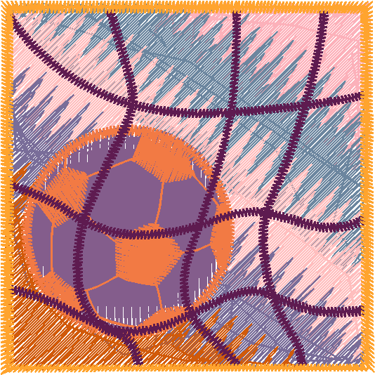 Abstract Net Floral