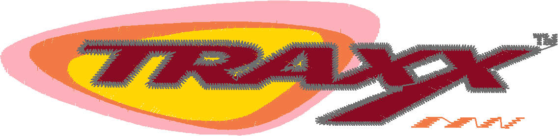 Abstract Ribbon Text Motif