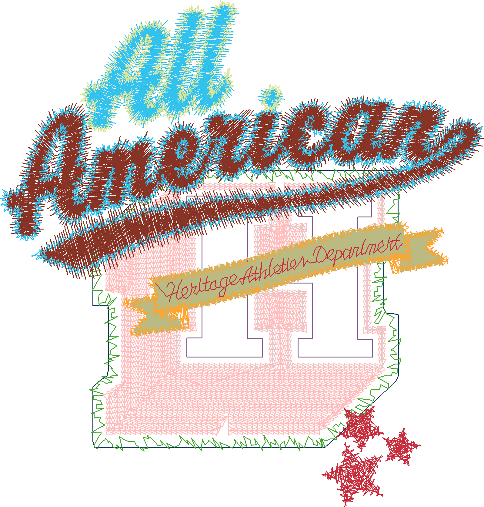 All American Football Text