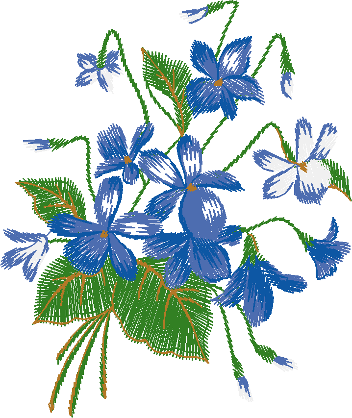 Blue Violet Bouquet