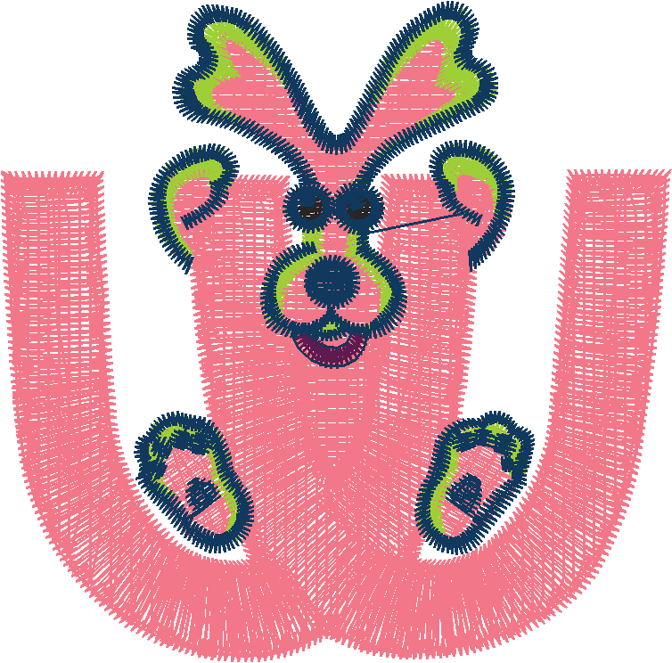 Butterfly Letter W Monogram