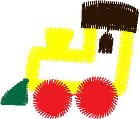 Cart with Cherries