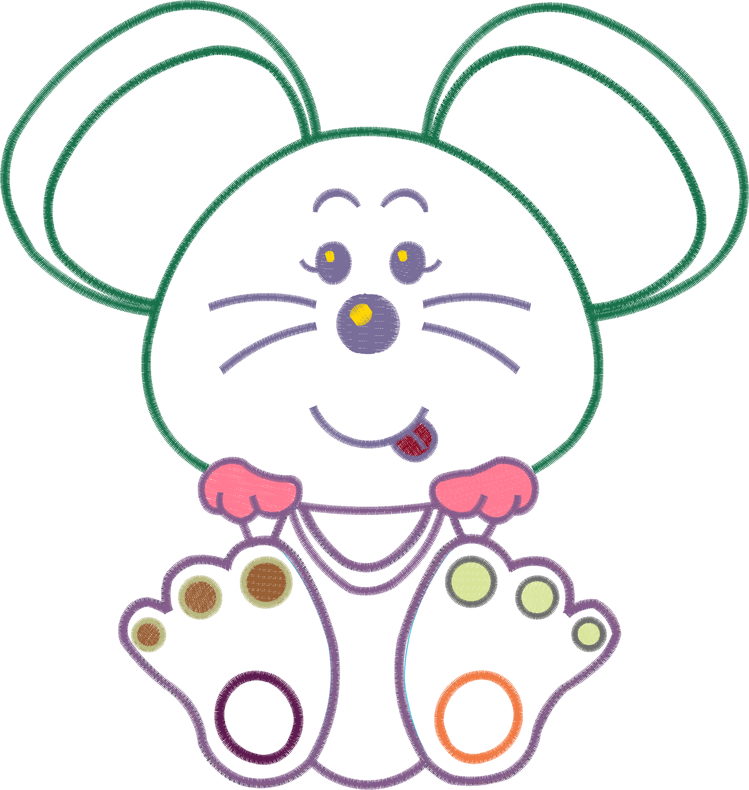 Cartoon Mouse Face