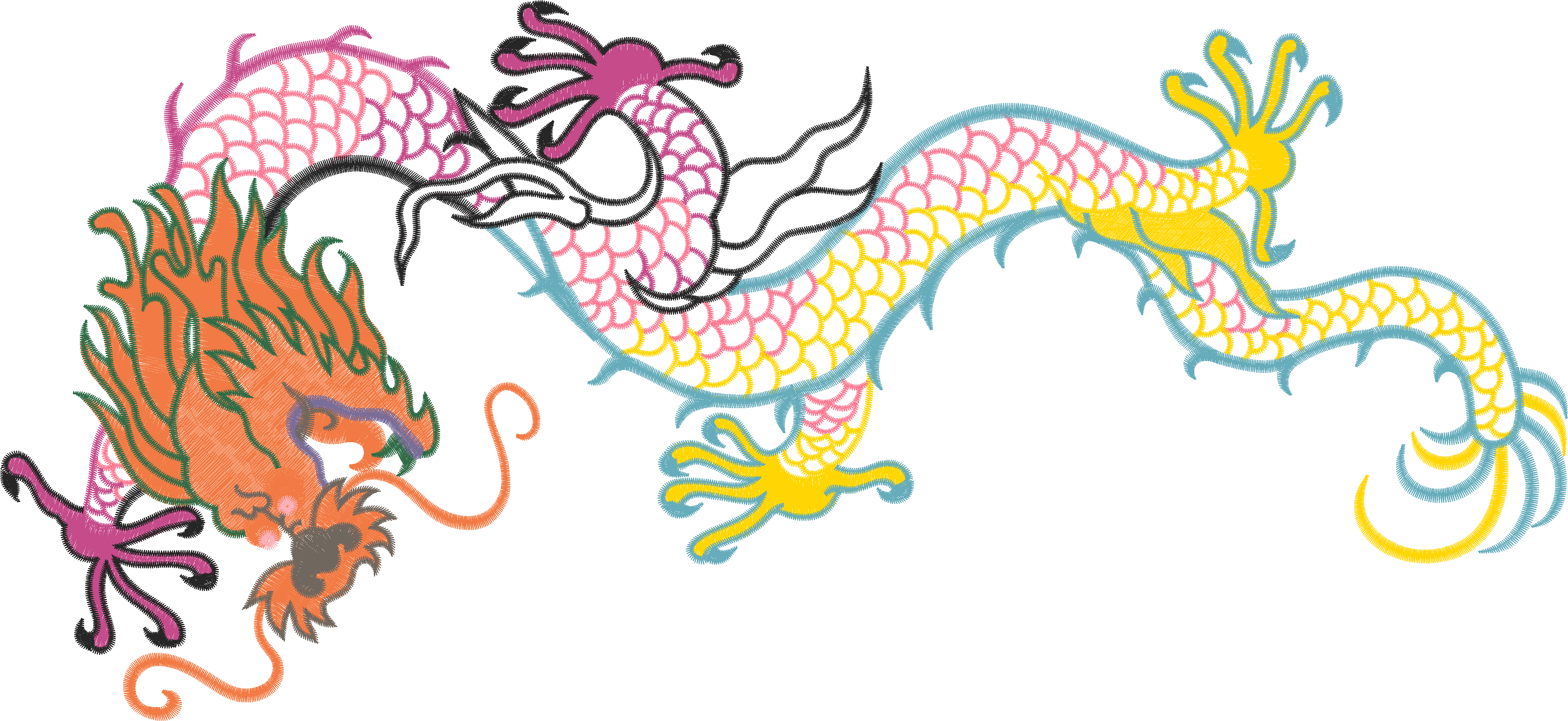 Chinese Dragon Motif