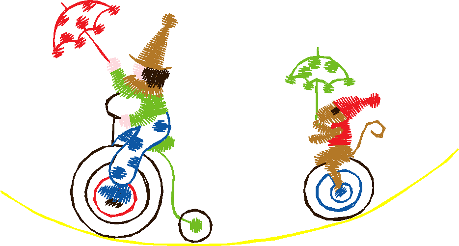Clowns on Bikes