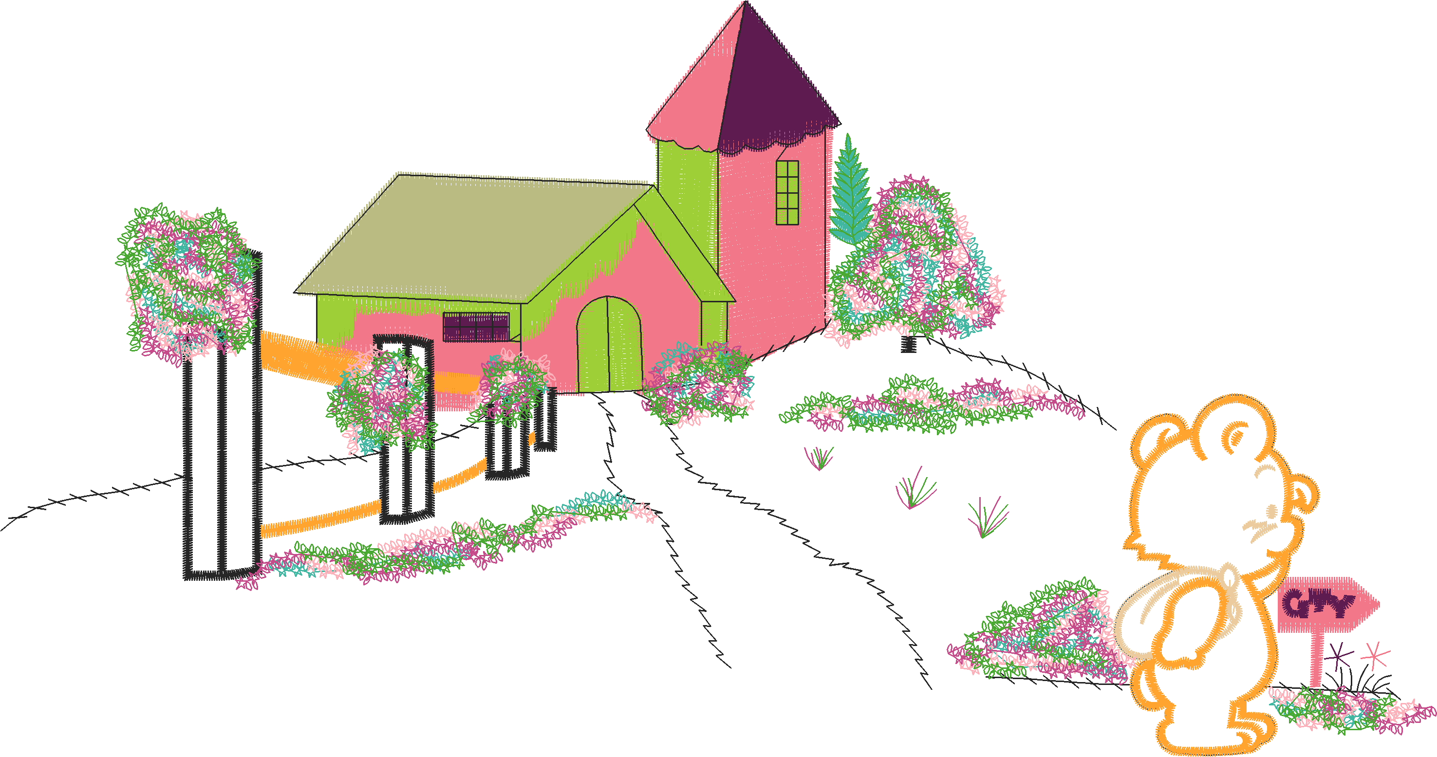 Country House Scene