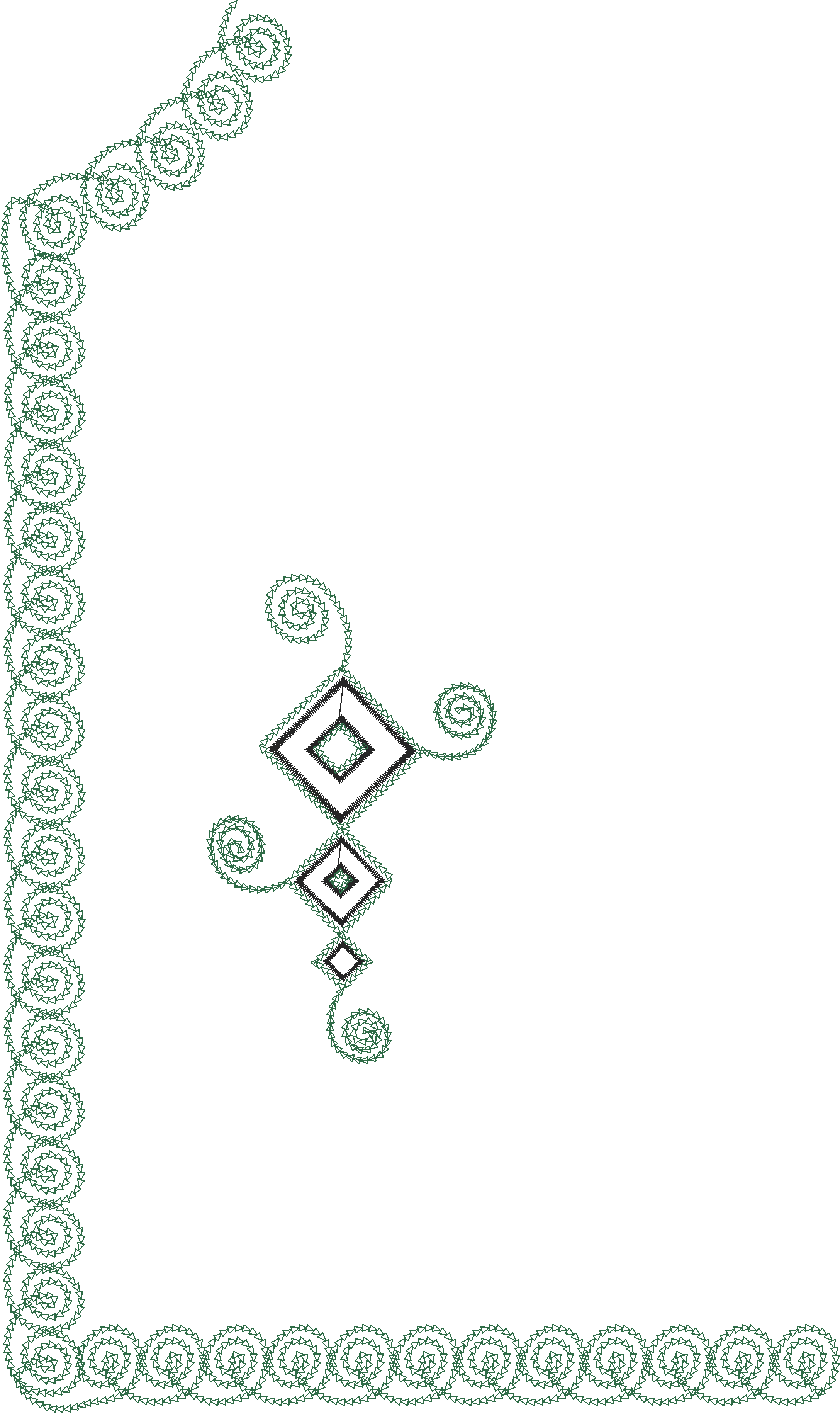 Cross Diamond Frame
