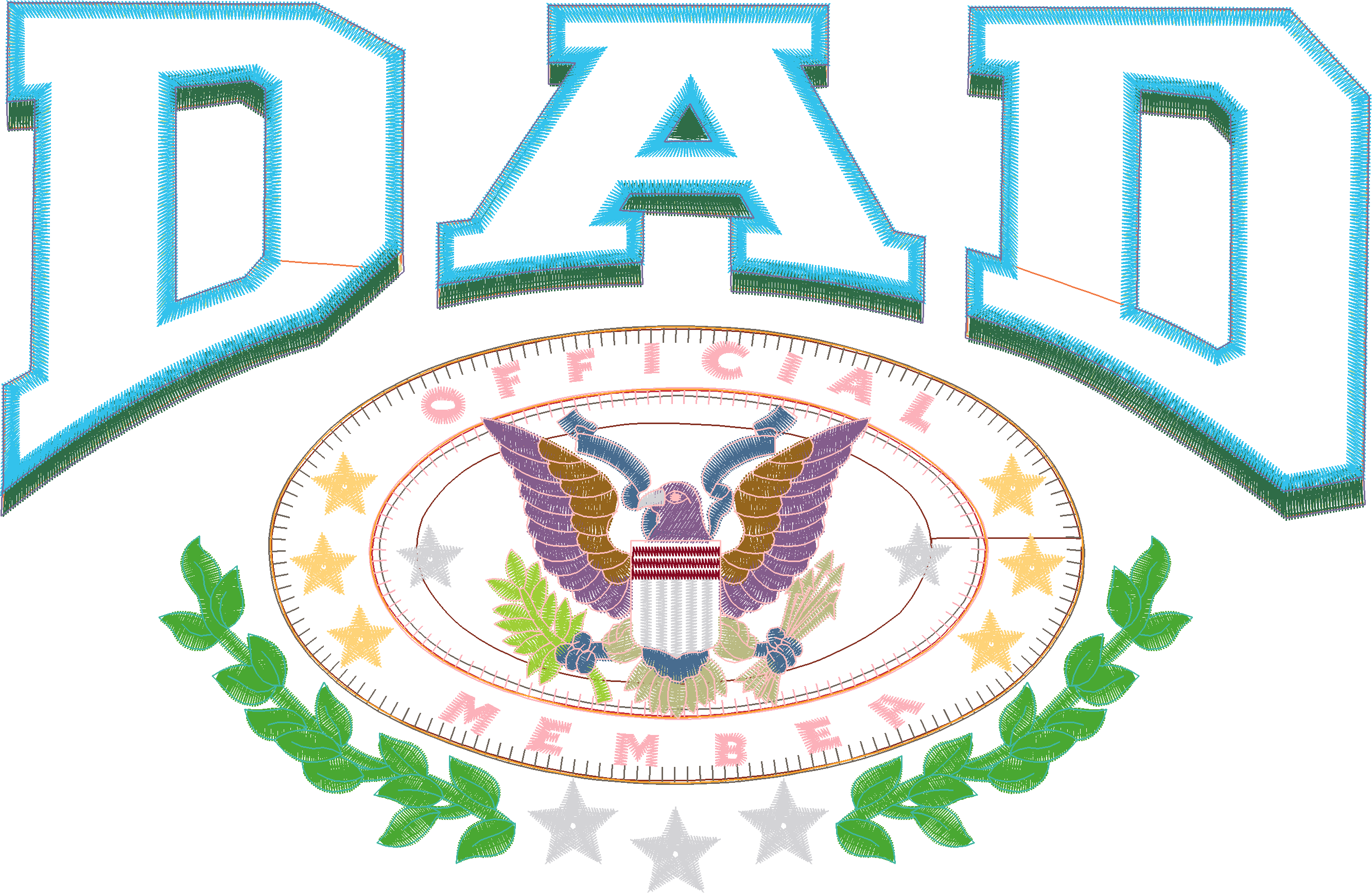 Dad Eagle Crest