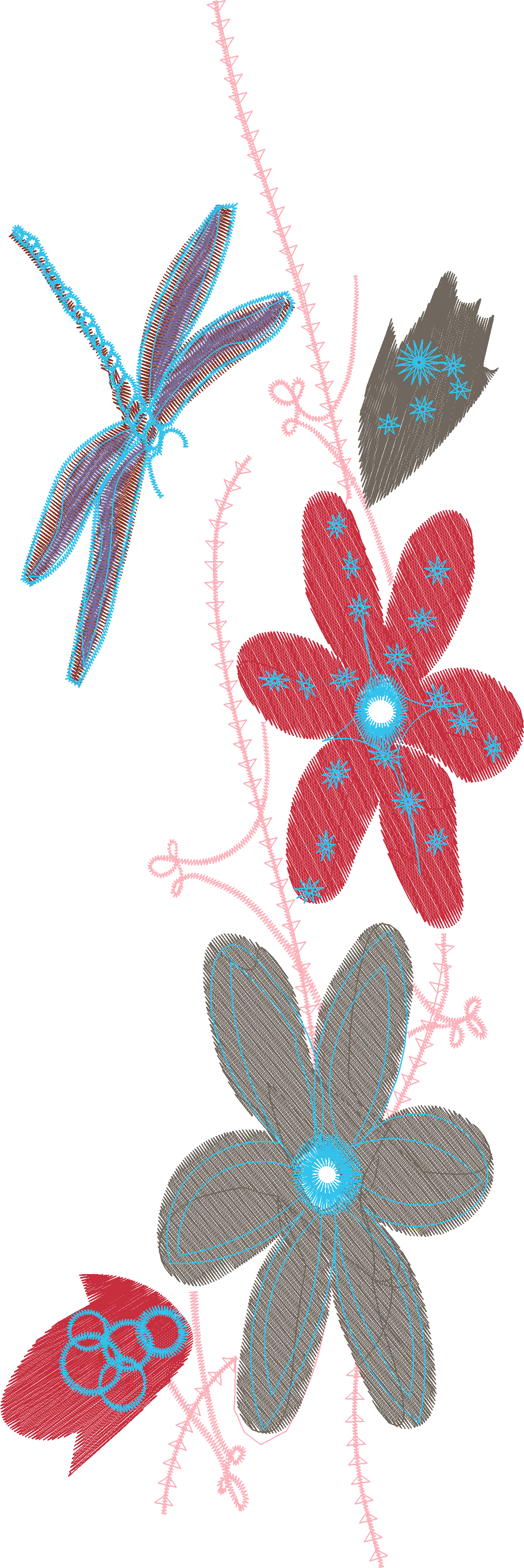 Daisy Spray Border