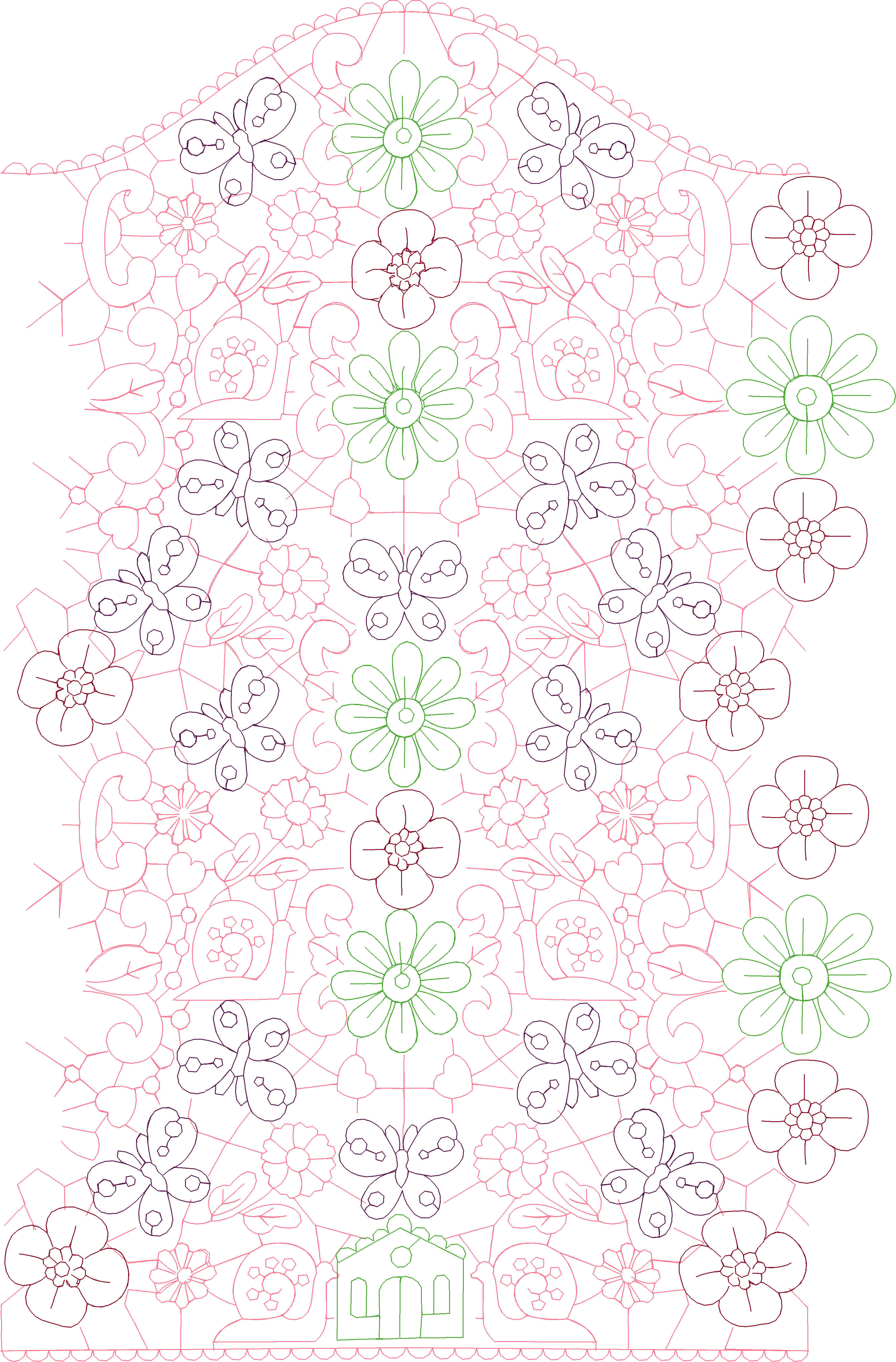 Dark Diamond Dot Fill