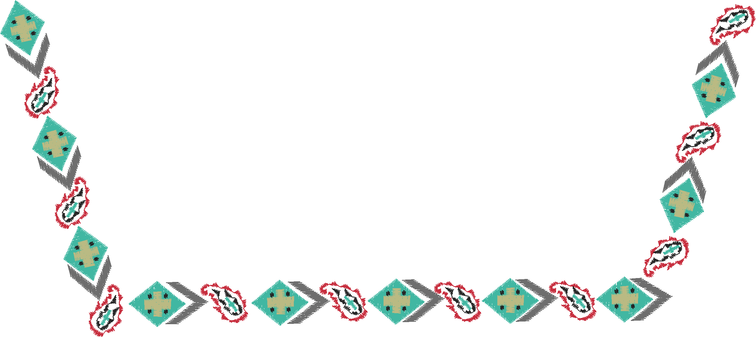 Diamond Border Strip