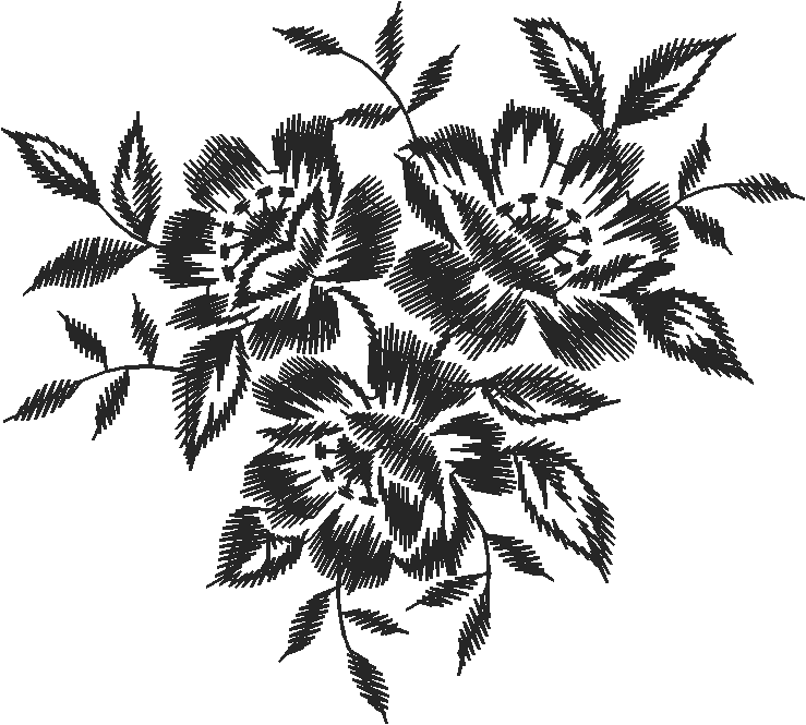 Double Rose Lace Panel