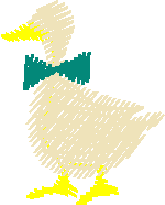Duck with Bow