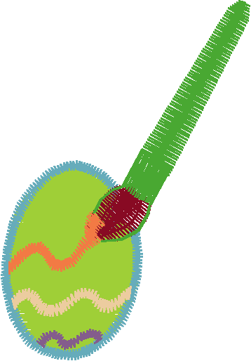 Egg and Paintbrush