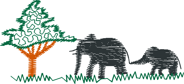 Elephant with Tree