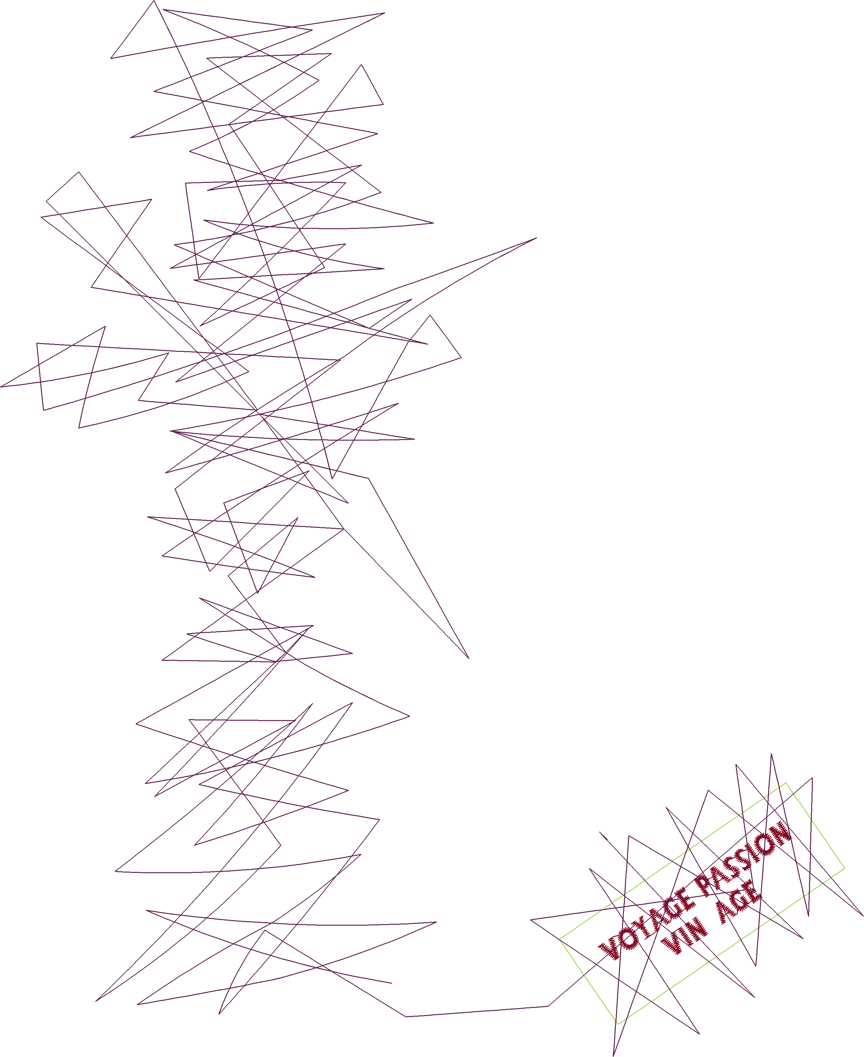 Fine Line Foliage Sketch