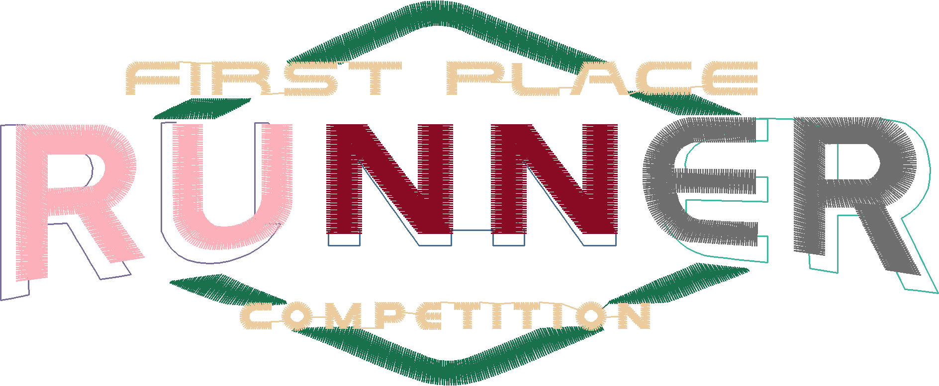 First Place Runner Badge