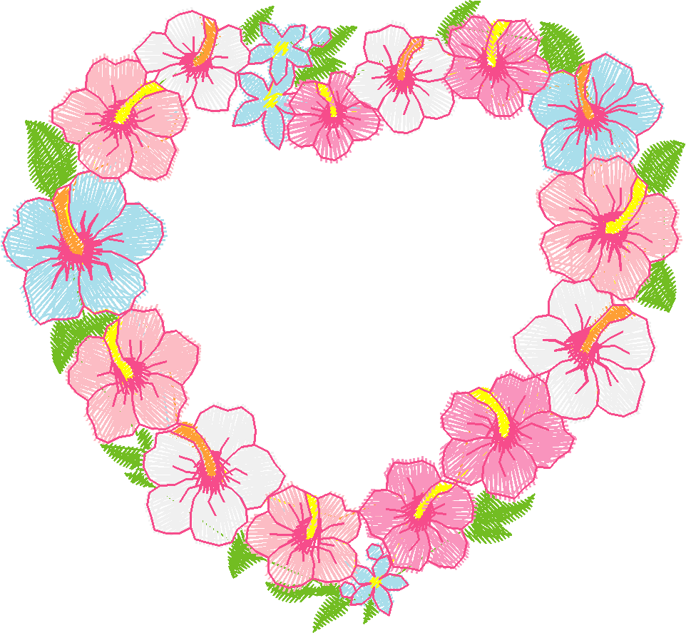 Floral Heart Wreath