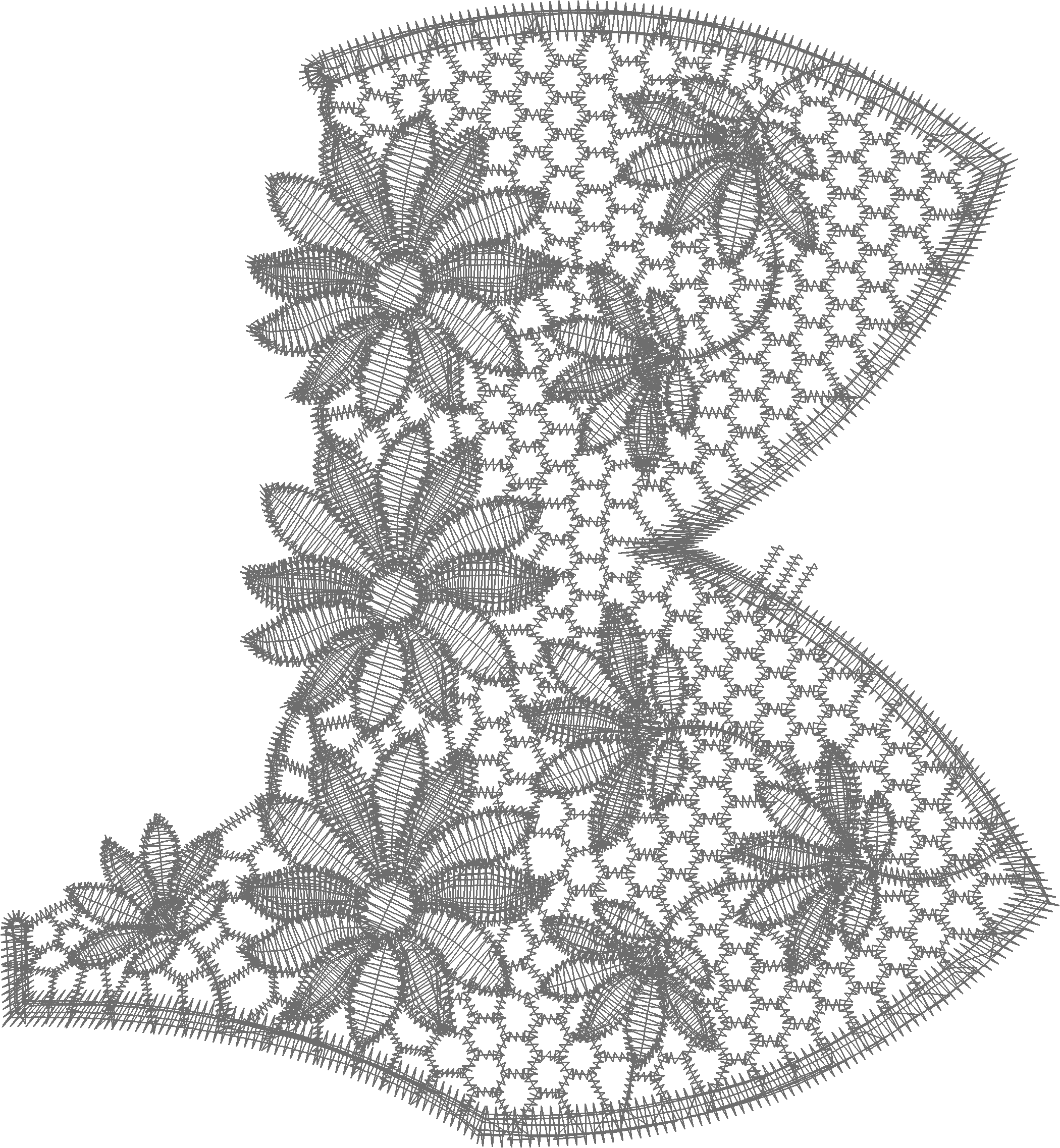 Floral Letter B