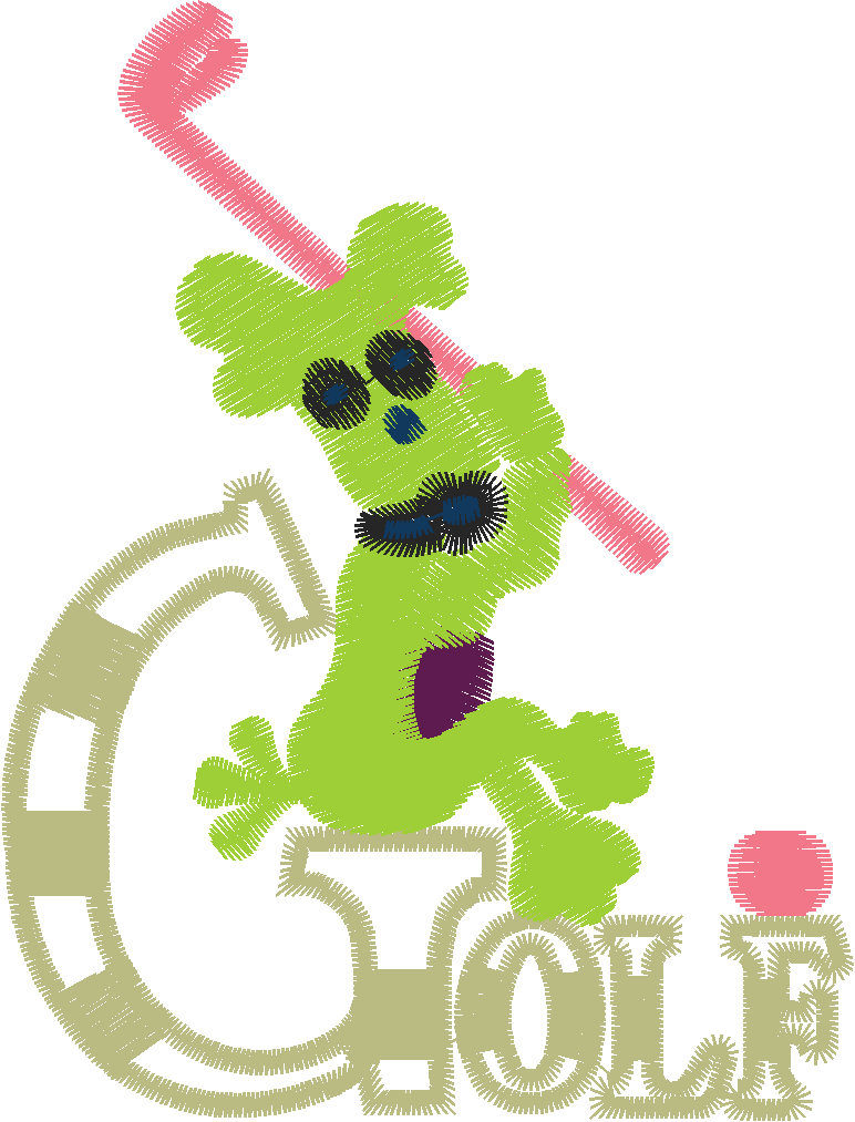 Golf Letter Panel