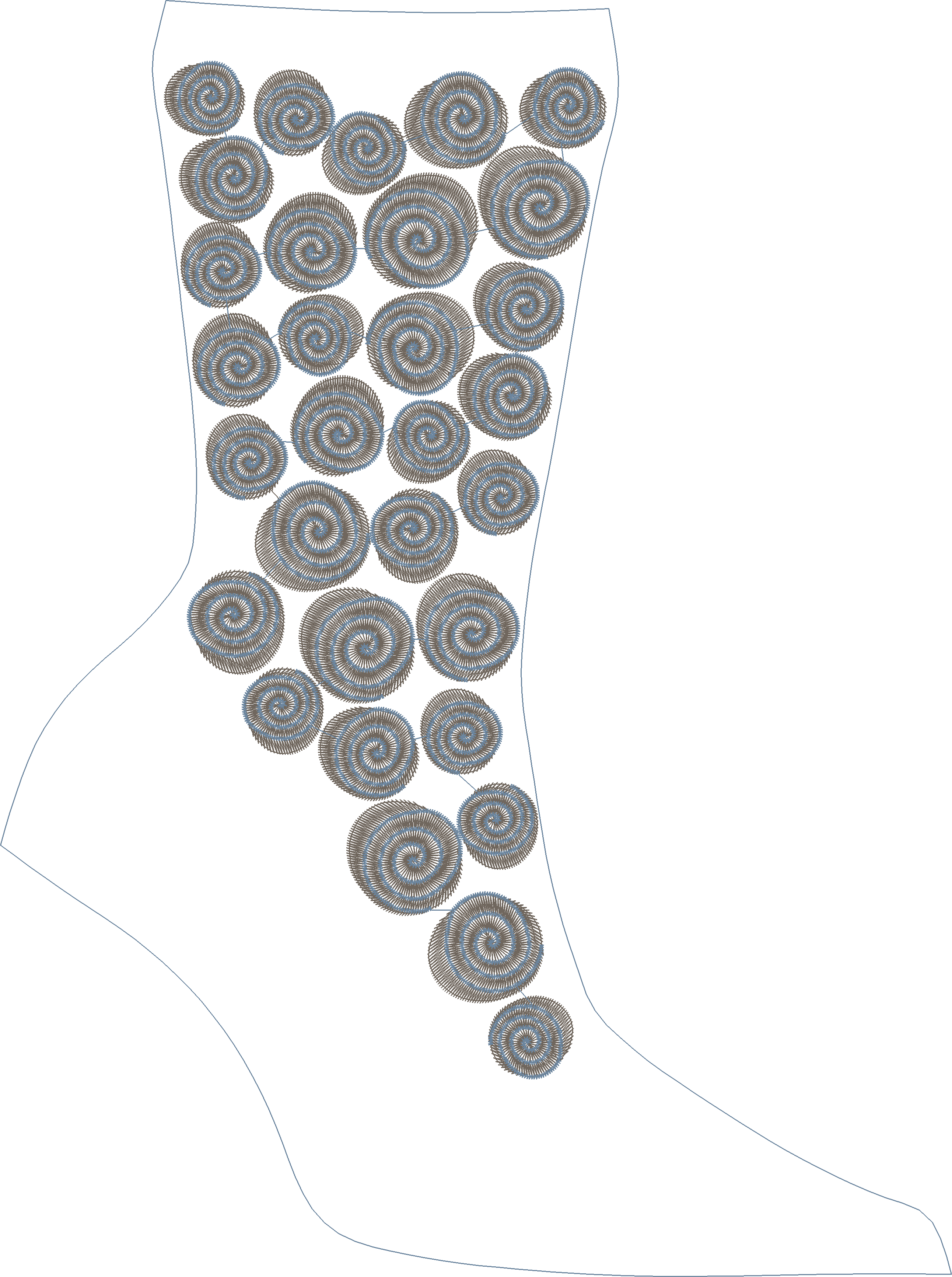 Grape Cluster Motif
