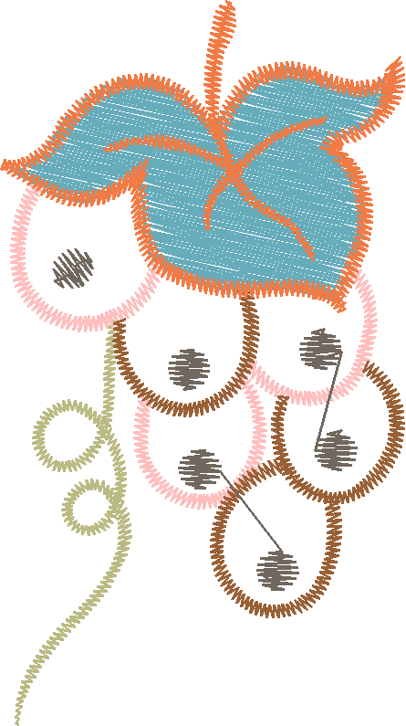 Grapes with Spirals
