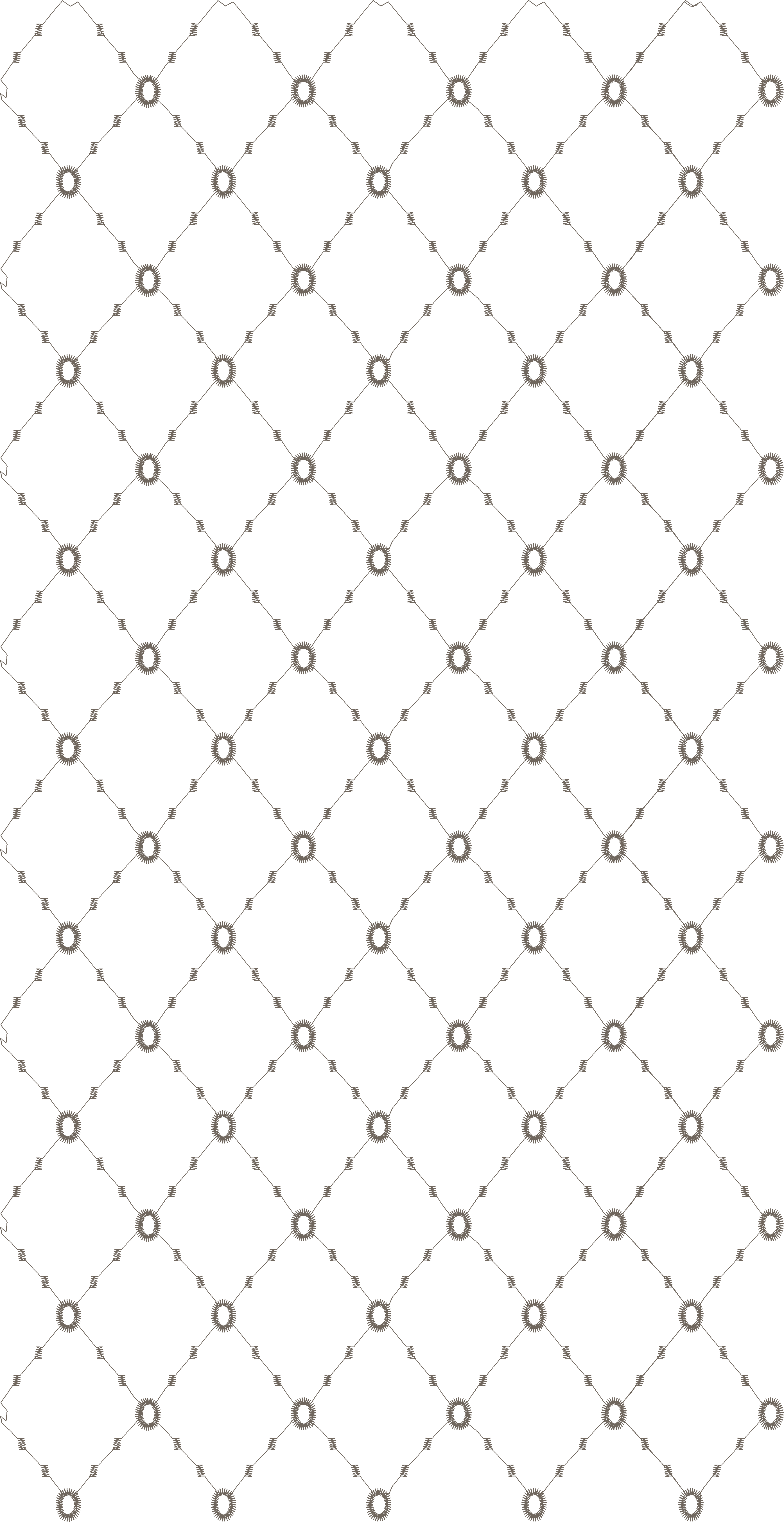 Green Diamond Mesh Panel