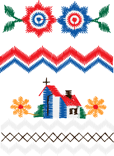 House with Flowers
