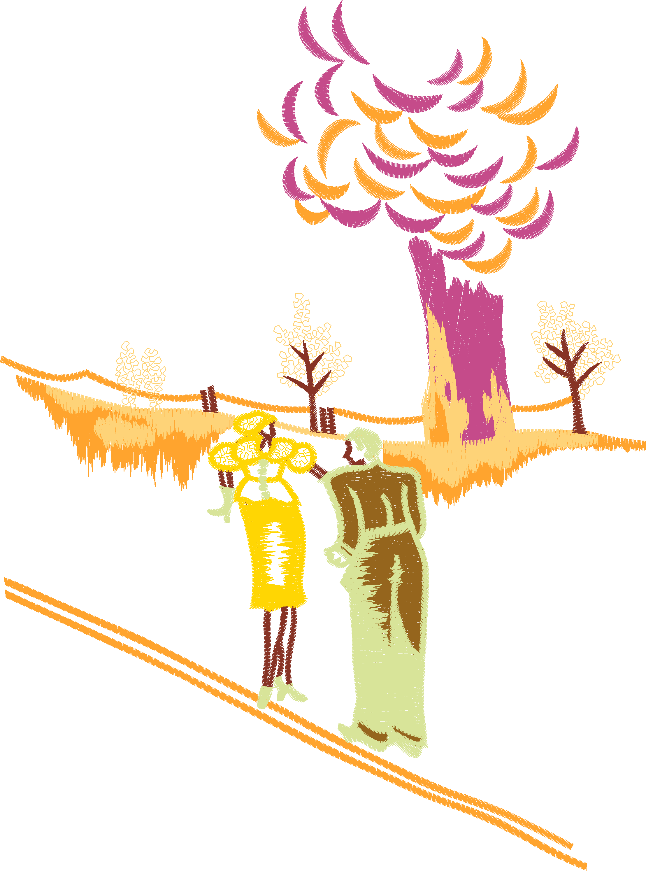 Landscape Tree Scene