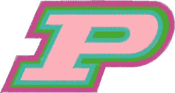 Letter P Emblem