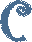 Lowercase Letter c – Font Style 17
