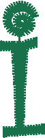 Lowercase Letter i – Font Style 17