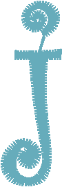 Lowercase Letter j – Font Style 17