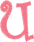 Lowercase Letter u – Font Style 17