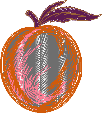 Mandarin Orange with Leaves
