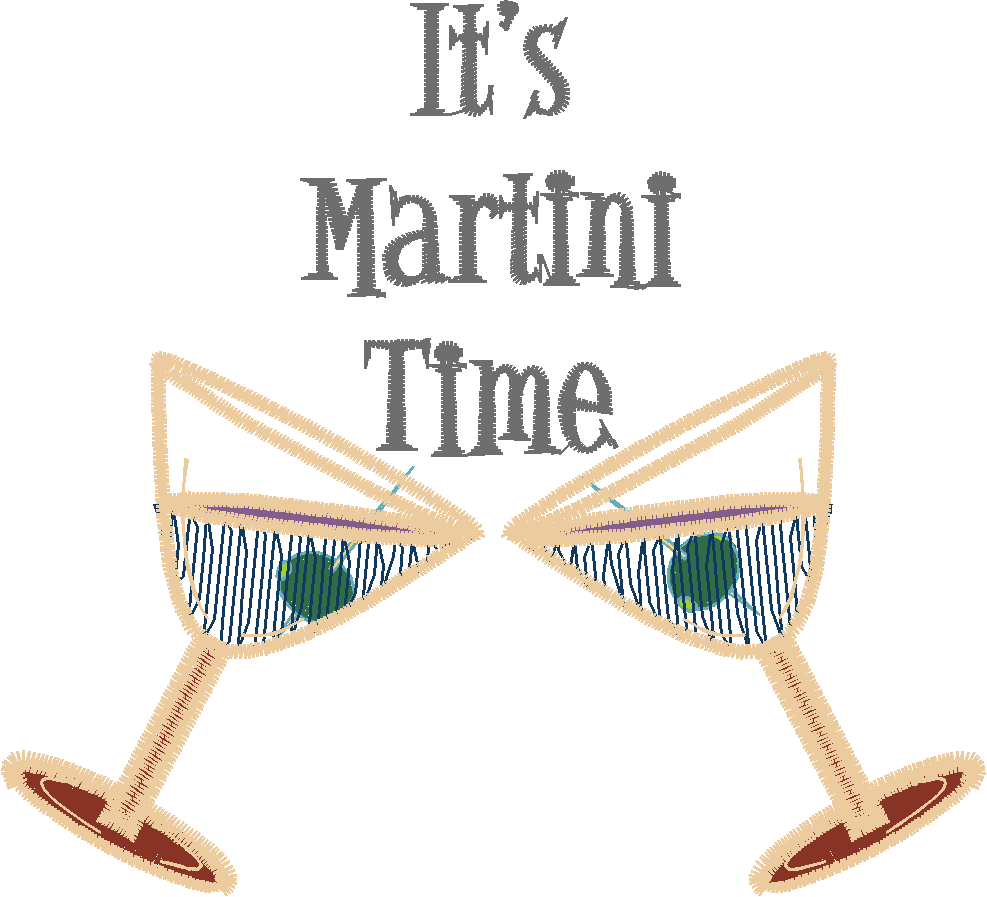Martini Time Text