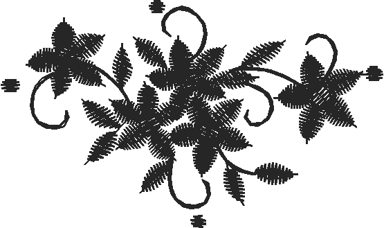 Mixed Flower Spray Lace Panel