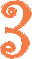 Number 3 – Font Style 17