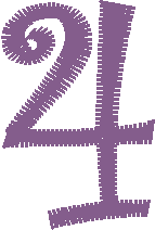 Number 4 – Font Style 17