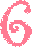 Number 6 – Font Style 17