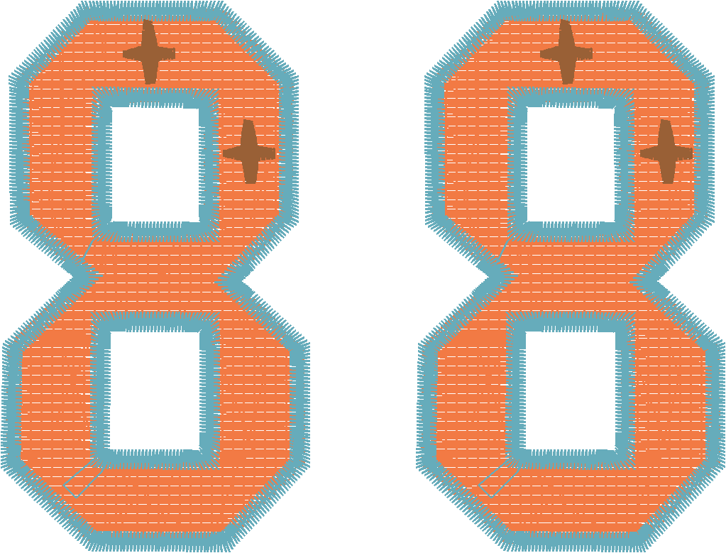 Number 88 with Crowns