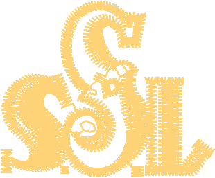 Ornate Monogram Emblem