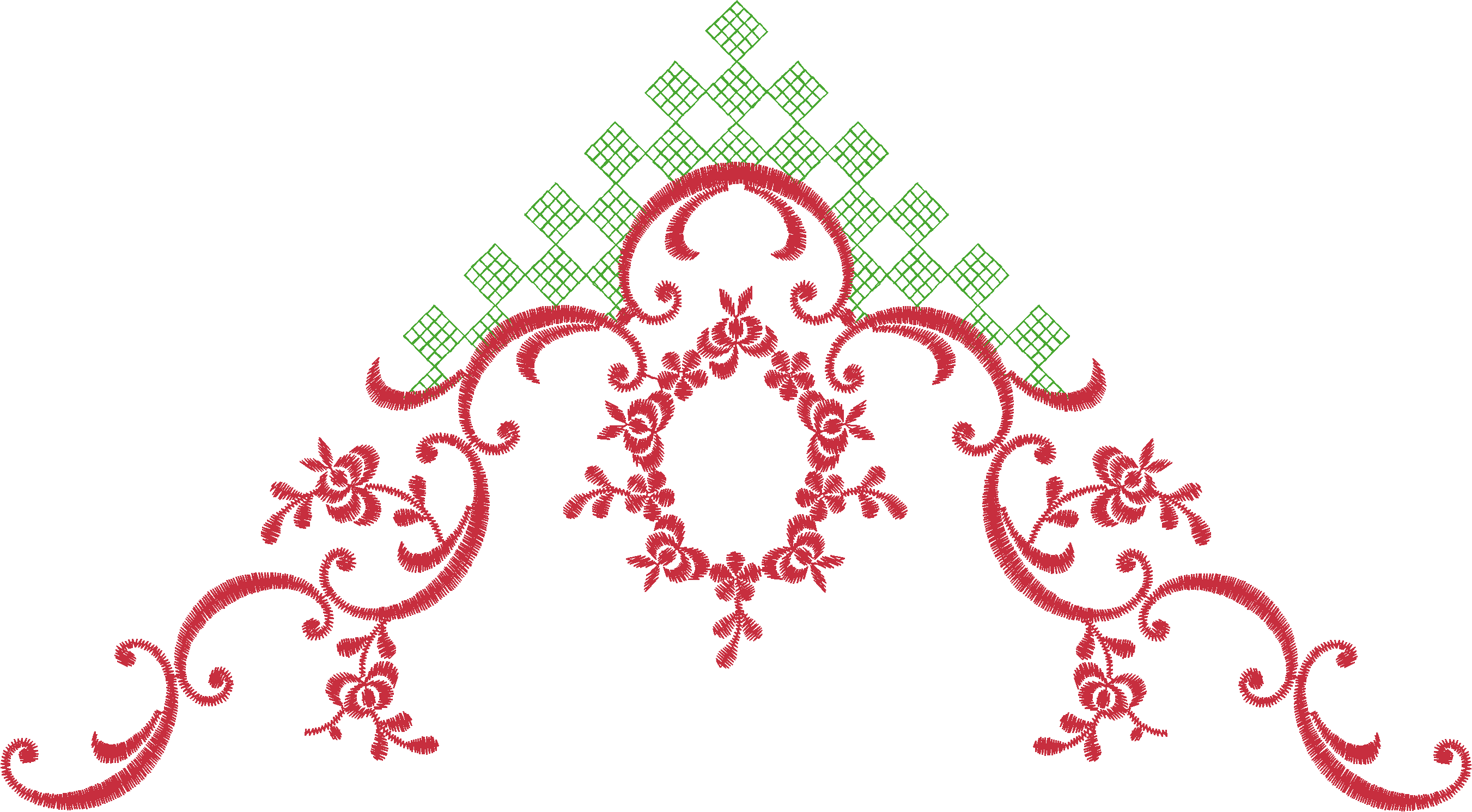 Ornate Scroll Crest