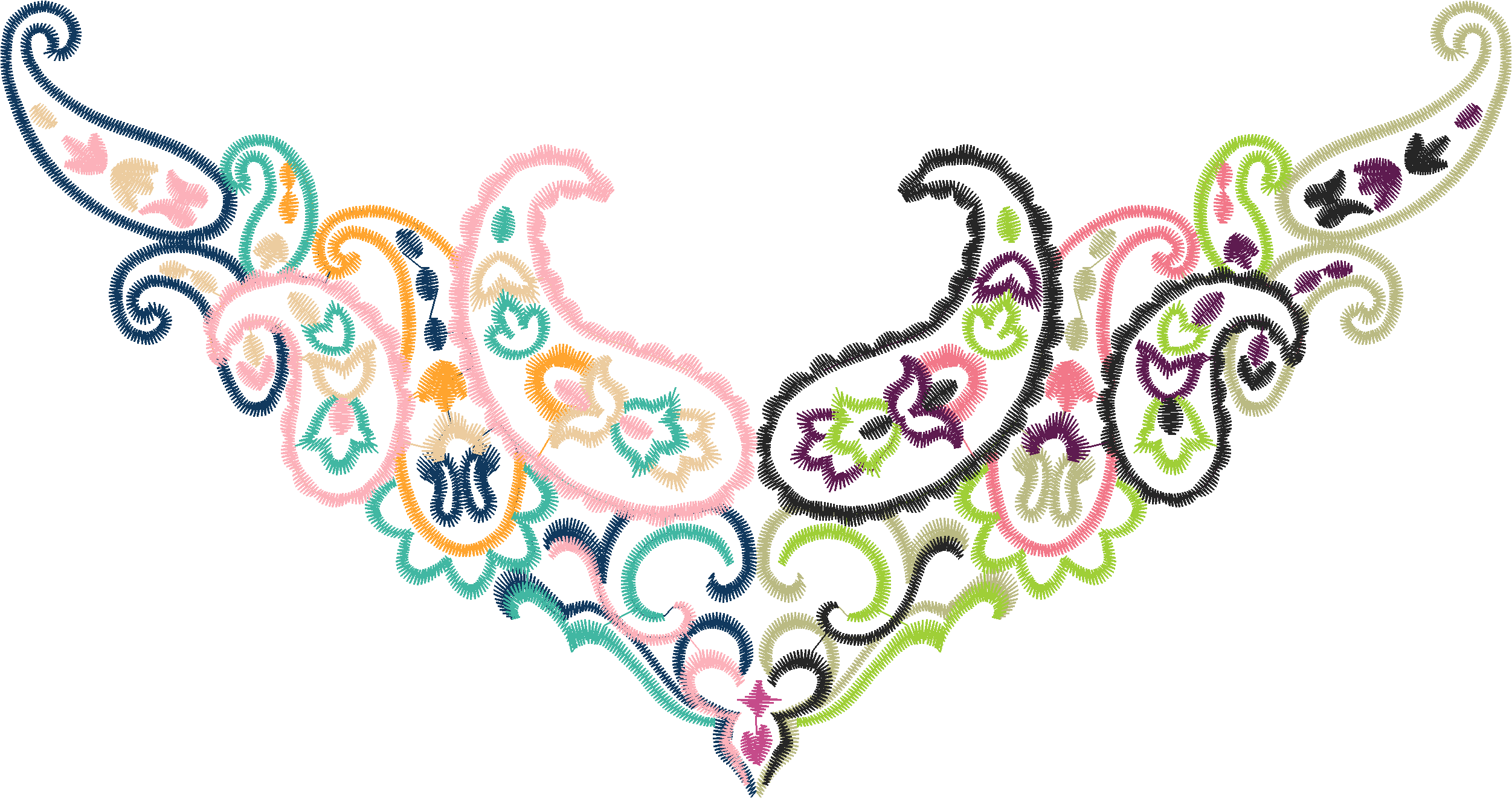 Ornate Scrollwork Motif