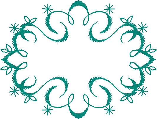 Oval Frame Ornament