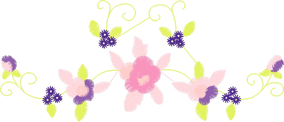 Pink Floral Symmetrical Arrangement