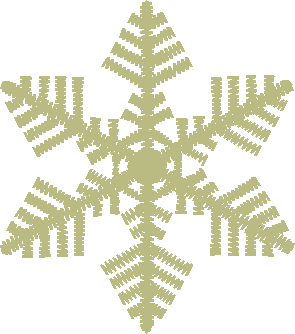 Pink Satin Snowflake