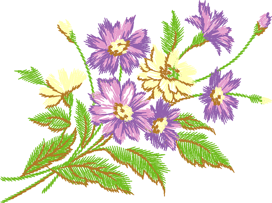 Purple Daisy Bouquet