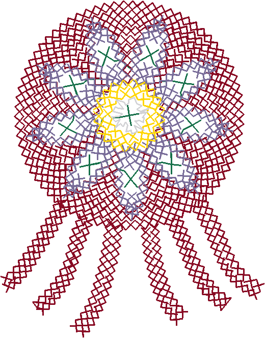 Red Mandala Motif