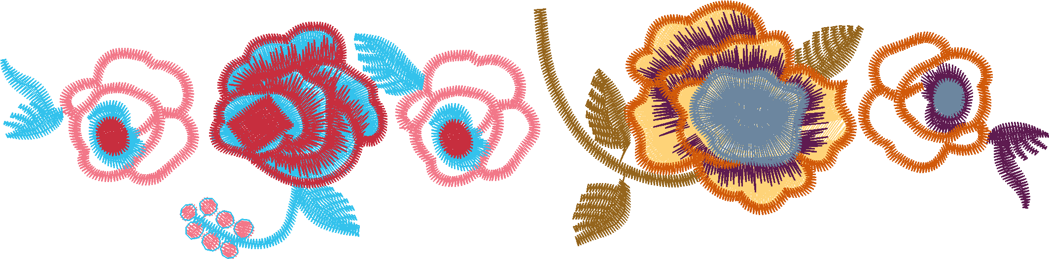 Rose Chain Border